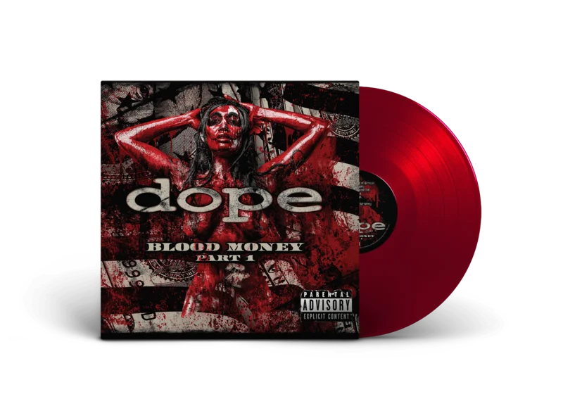 DOPE ' BLOOD MONEY PART 1' LP (Opaque Deep Red Vinyl)
