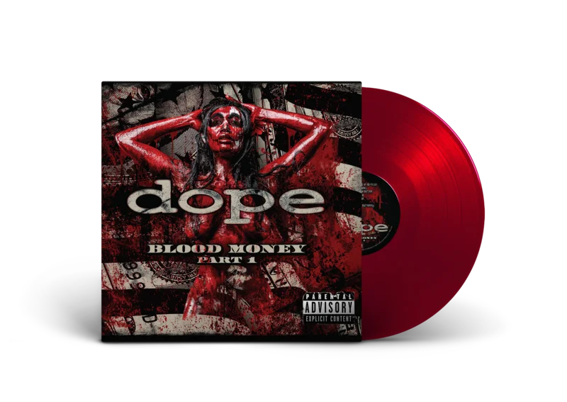 DOPE 'BLOOD MONEY PART 1' LP - OPAQUE DEEP RED