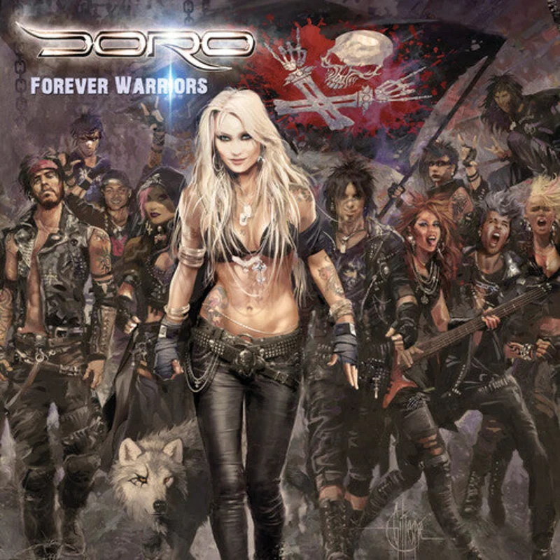 DORO - FOREVER WARRIORS - TRANSPARENT ORANGE - 2-LP - VINYL LP