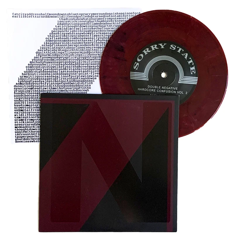 Double Negative: Hardcore Confusion Vol II 7" (red/black vinyl)