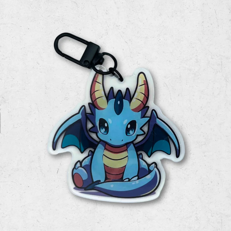 Dragon pokmon acrylic keychain