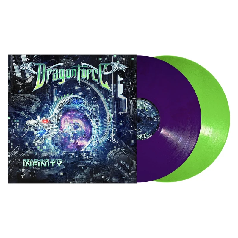 DRAGONFORCE 'REACHING INTO INFINTIY' 2LP - PURPLE/GREEN