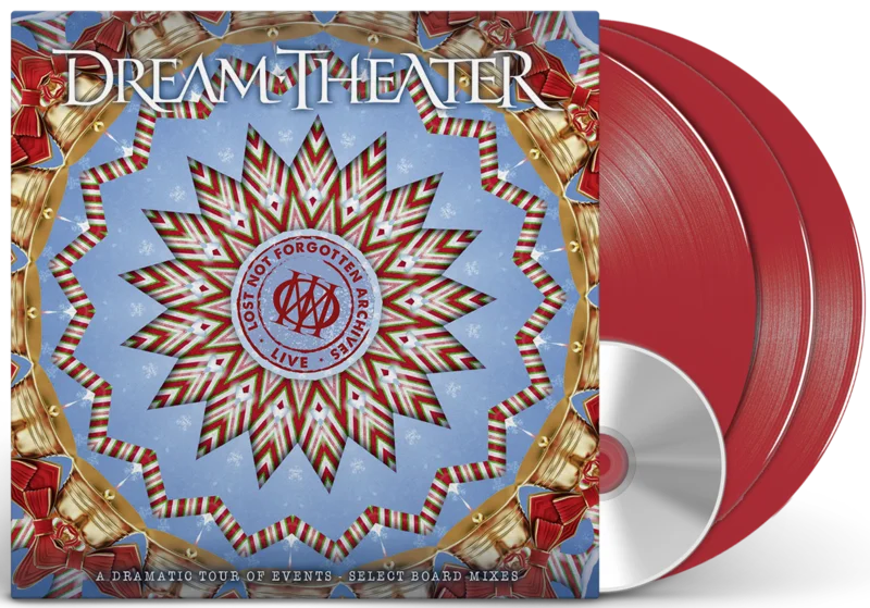 DREAM THEATER THE LOST NOT FORGOTTEN ARCHIVES - A DRAMATIC TOUR OF EVENTS - SELECT BOARD MIXES 3LP + 2CD - EXCLUSIVE - LTD. 300 - APPLE RED