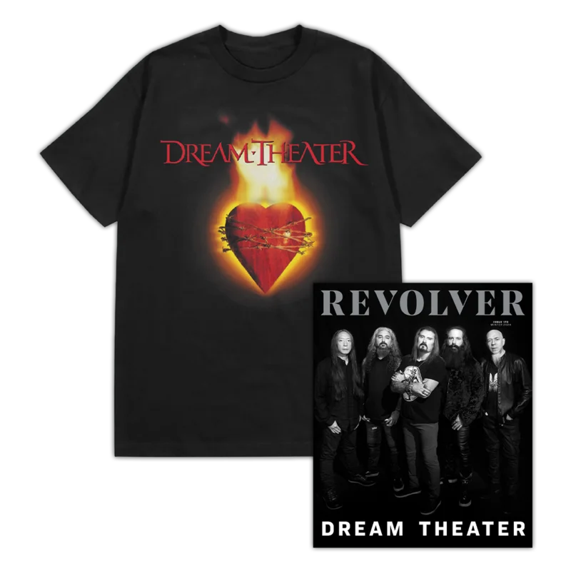DREAM THEATER X REVOLVER BUNDLE WINTER 2024 ISSUE & T-SHIRT - EXCLUSIVE - LTD.