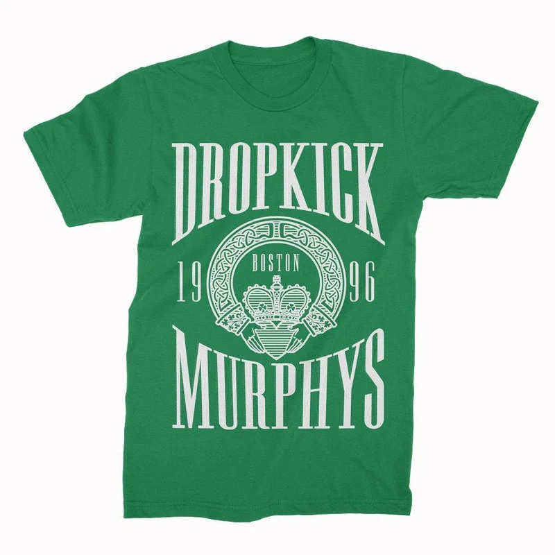 DROPKICK MURPHYS 'ROYAL CLADDAGH HANDS' T-SHIRT