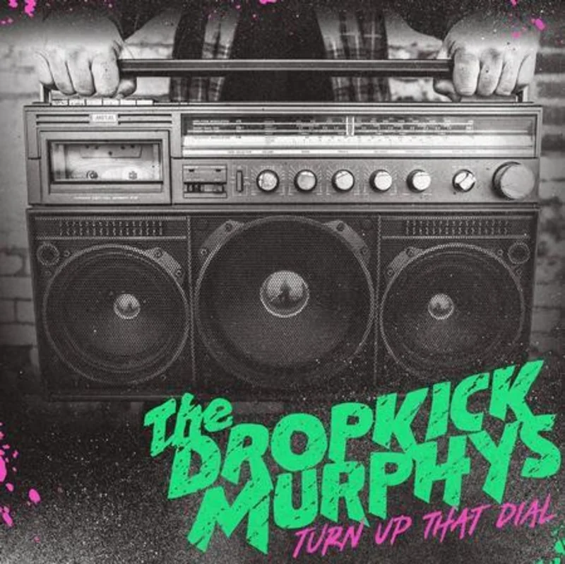 DROPKICK MURPHYS 'TURN UP THAT DIAL' LP - TRANSPARENT BLACK SMOKE