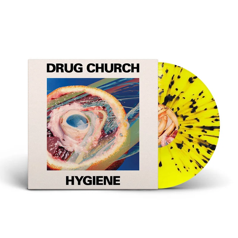 DRUG CHURCH 'HYGIENE' LP - YELLOW/BLACK/SPLATTER