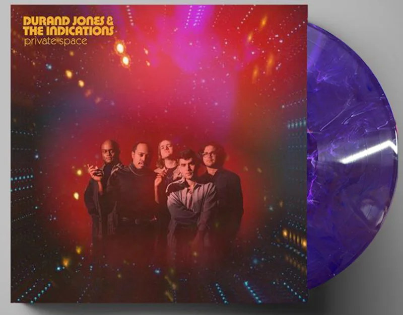 DURAND JONES & THE INDICATIONS 'PRIVATE SPACE' LP - EXCLUSIVE - LTD. 300 - PURPLE/PINK