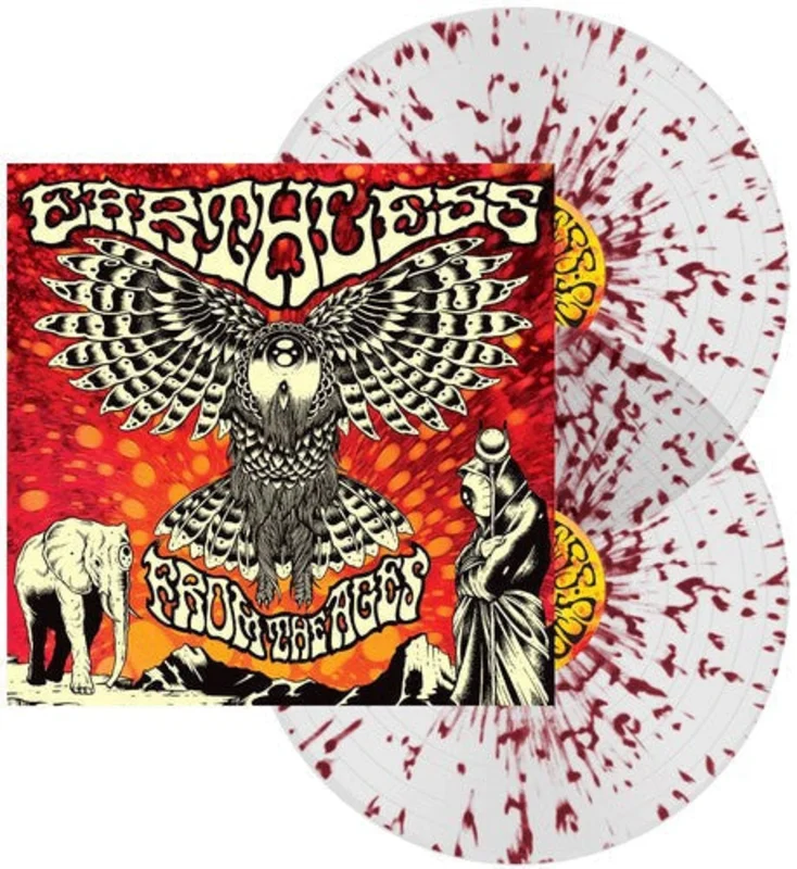 EARTHLESS 'FROM THE AGES' 2LP - CLEAR/DARK RED SPLATTER