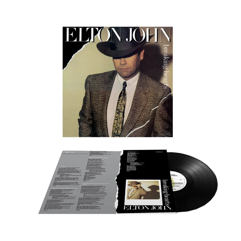 ELTON JOHN 'BREAKING HEARTS' LP