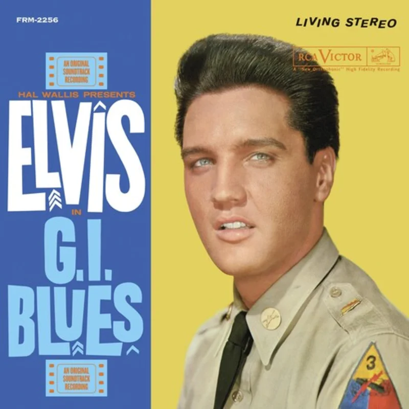 ELVIS PRESLEY 'GI BLUES' LP - YELLOW