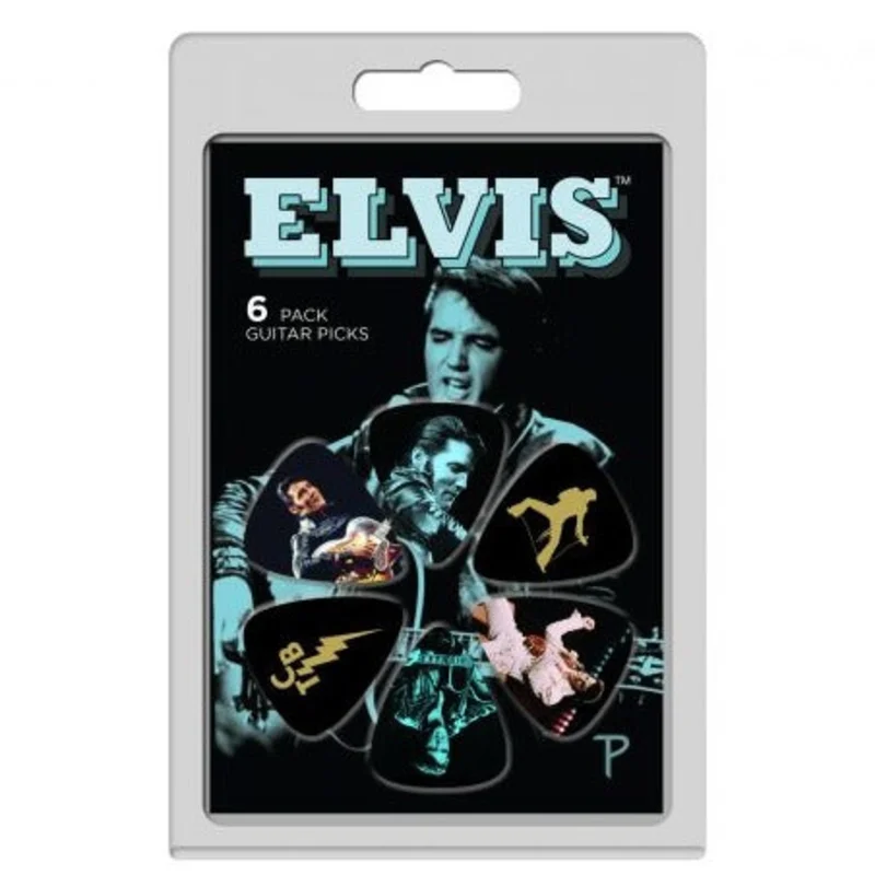 ELVIS PRESLEY - TCB GUITAR PICKS