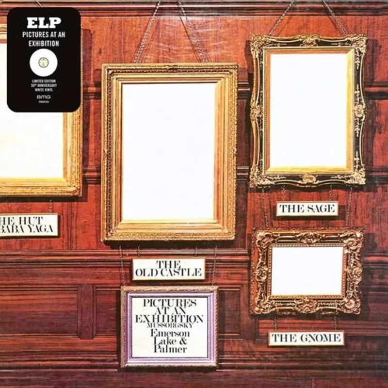 EMERSON, LAKE & PALMER 'PICTURES AT AN EXHIBITION' LP - WHITE