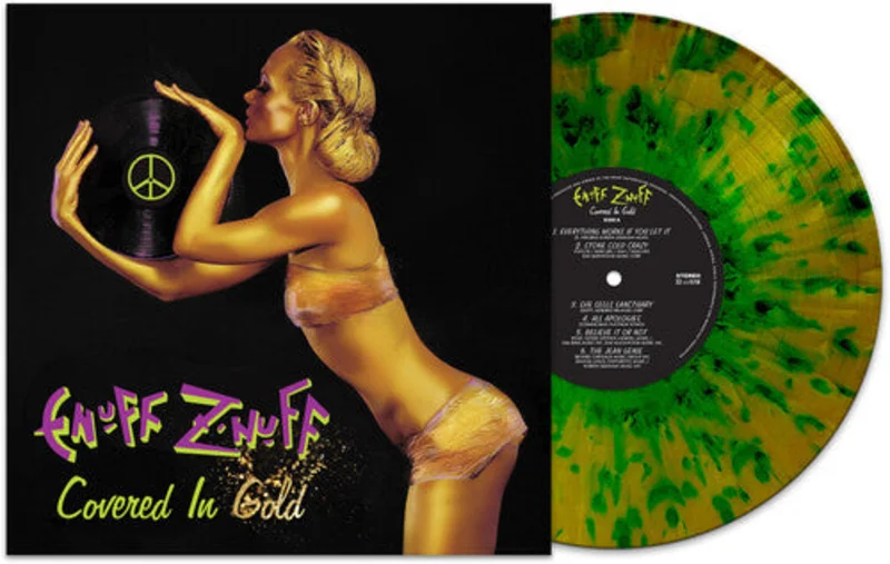 Enuff Z'nuff: Covered In Gold 12" (green/gold splatter vinyl)