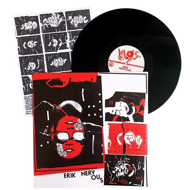 Erik Nervous: Bugs!! 12" Black Vinyl