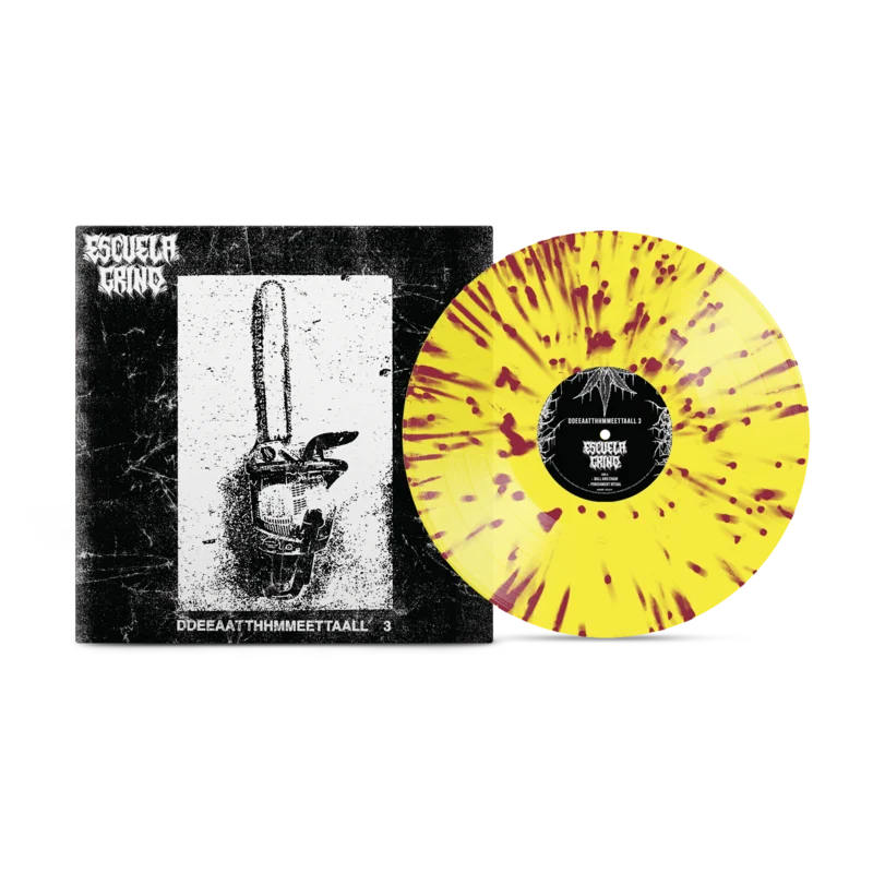 ESCUELA GRIND 'DDEEAATTHHMMEETTAALL' LP (Lemonade Splatter Vinyl)