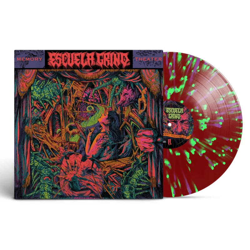 ESCUELA GRIND MEMORY THEATER LP - LTD. 100 - TRANSPARENT RED/GREEN/PURPLE