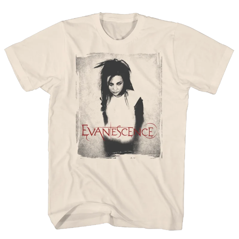 EVANESCENCE BRUSHED PHOTO NATURAL T-SHIRT NATURAL