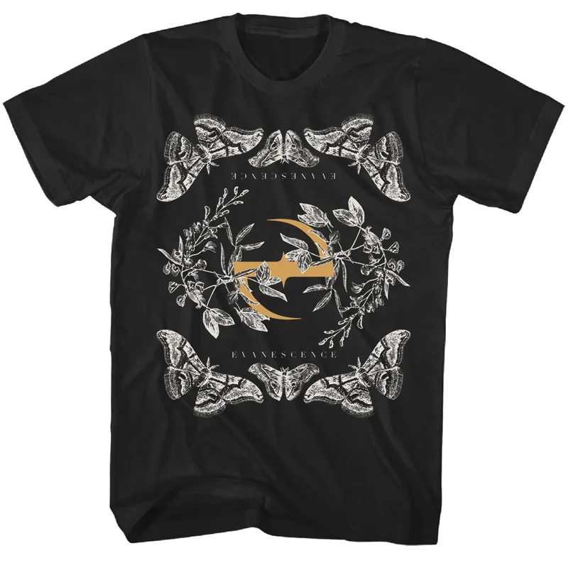 EVANESCENCE 'EVANESCENCE BUTTERFLY LOGO' T-SHIRT