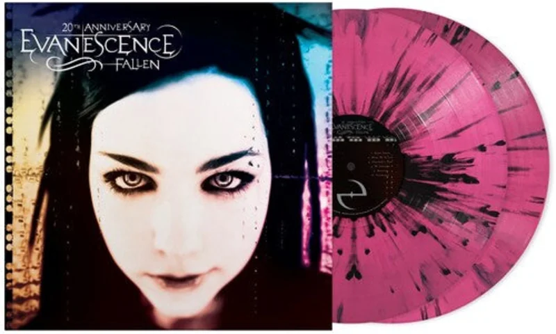 EVANESCENCE 'FALLEN' 20TH ANNIVERSARY DELUXE EDITION 2LP - PINK/BLACK MARBLE