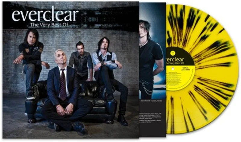 EVERCLEAR 'VERY BEST OF' LP - YELLOW/BLACK SPLATTER