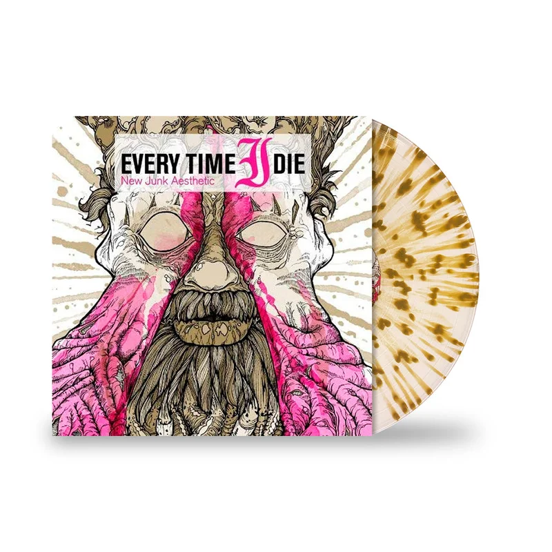 EVERY TIME I DIE NEW JUNK AESTHETIC LP - LTD. 500 - MILKY CLEAR/GOLD