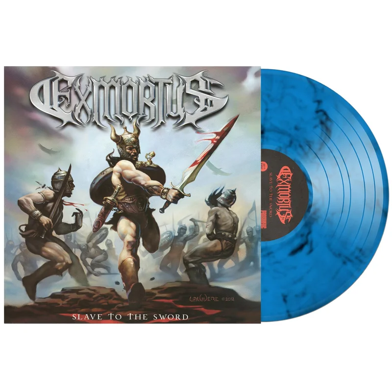 EXMORTUS 'SLAVE TO THE SWORD' LP - LIGHT BLUE