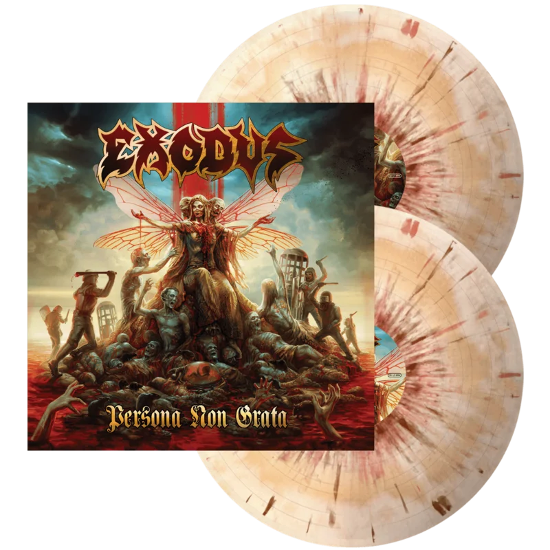 EXODUS 'PERSONA NON GRATA' 2LP - LTD. 300 - BONE/BEER SWIRL/BROWN SPLATTER