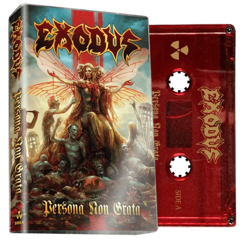 EXODUS 'PERSONA NON GRATA' CASSETTE - TINTED RED