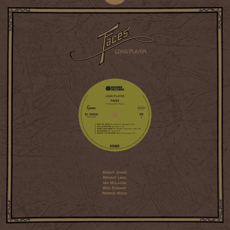FACES - LONG PLAYER - VINYL LP