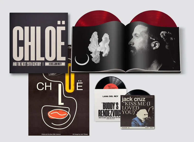FATHER JOHN MISTY 'CHLO AND THE NEXT 20TH CENTURY' BOX SET 2LP - RED + 2 7" + BOOK