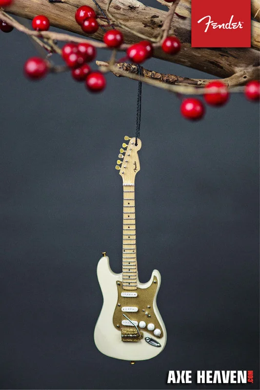 FENDER - 50s CREAM STRATOCASTER 6" MINI GUITAR ORNAMENT