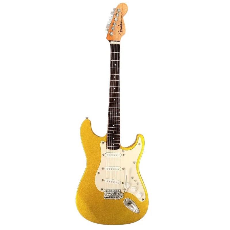 FENDER - METALLIC GOLD STRAT - MINI GUITAR