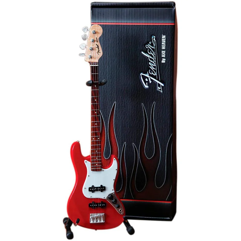 FENDER - RED JAZZ BASS - MINI GUITAR