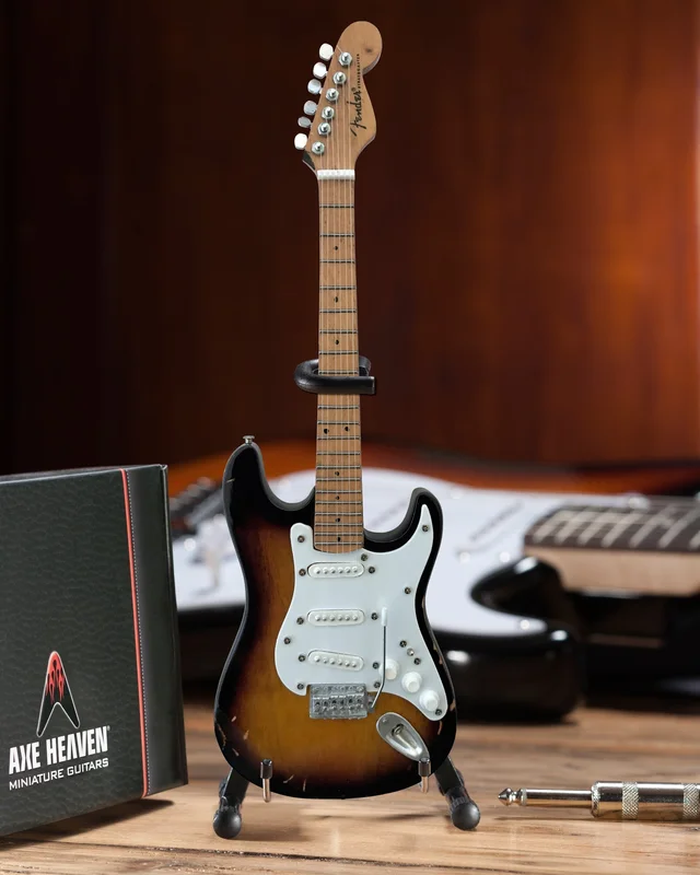 FENDER STRAT - SIGNATURE VINTAGE DISTRESSED - MINI GUITAR