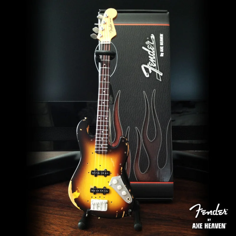 FENDER - SUNBURST JAZZ BASS CUSTOM SHOP - MINI GUITAR