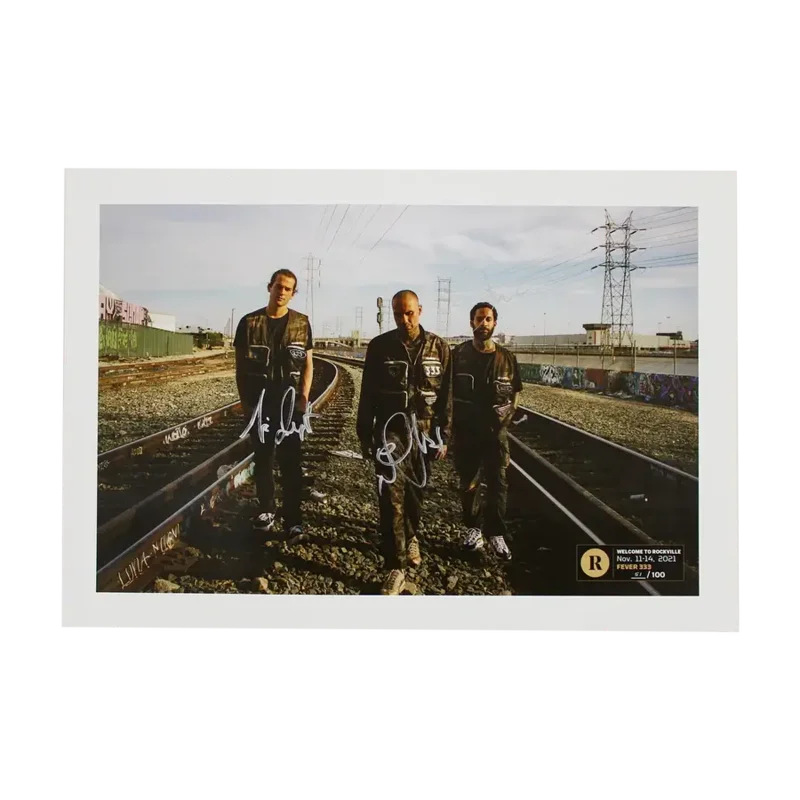 FEVER 333 X REVOLVER ROCKVILLE - SIGNED FESTIVAL POSTER