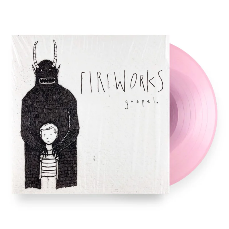 FIREWORKS GOSPEL LP - LTD. 300 - PINK/RED BLOB