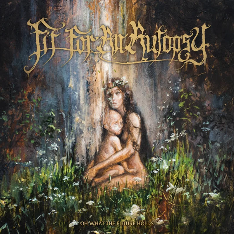 FIT FOR AN AUTOPSY 'OH WHAT THE FUTURE HOLDS' LP - GLOW IN THE DARK BROWN