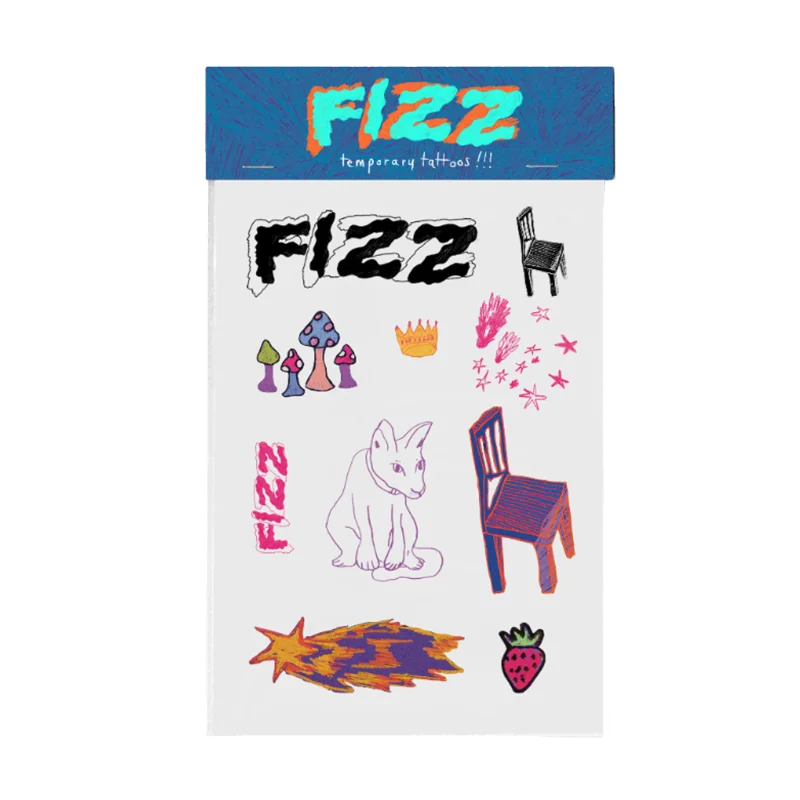 FIZZ TEMPORARY TATTOOS