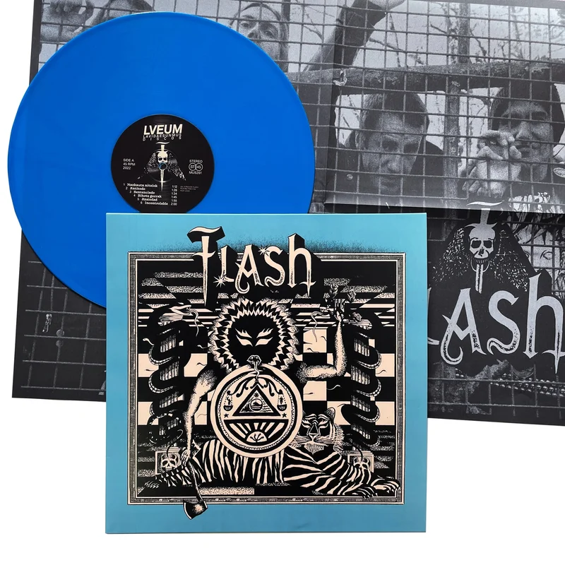 Flash: S/T 12" blue vinyl