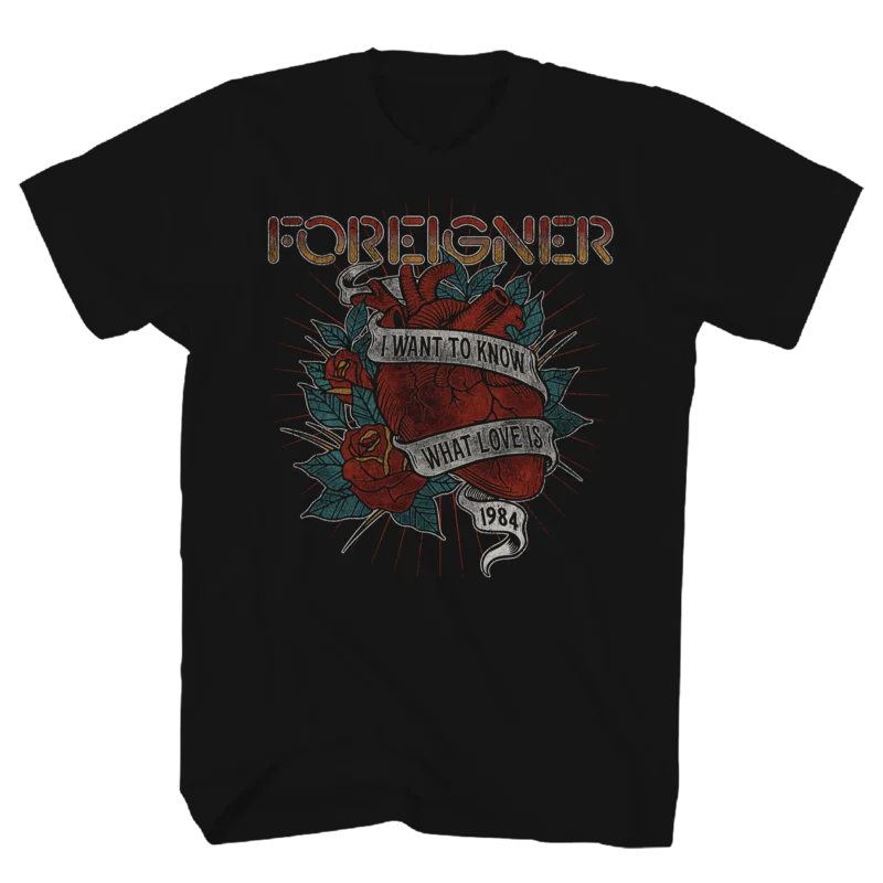 FOREIGNER 1984 WANT TO KNOW black