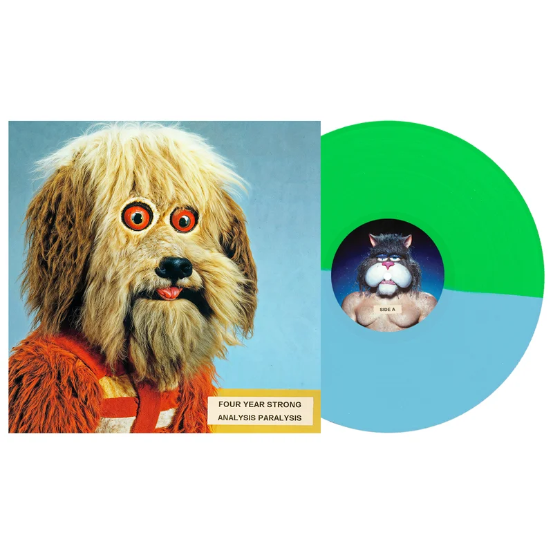 FOUR YEAR STRONG ANALYSIS PARALYSIS LP - LTD. 250 - NEON GREEN/BABY BLUE
