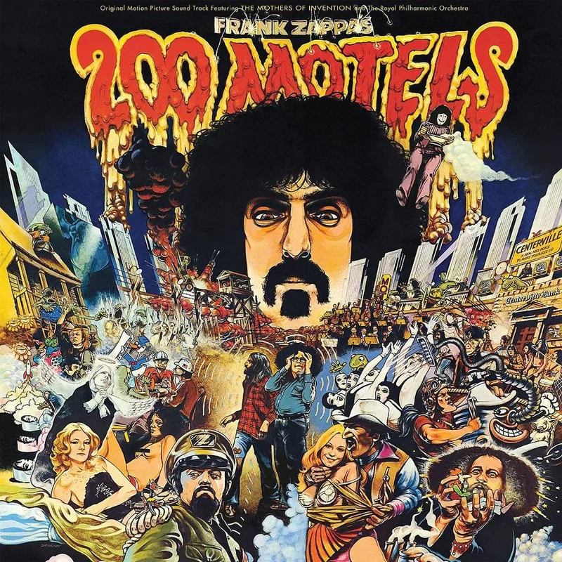 FRANK ZAPPA '200 MOTELS' MOTION PICTURE SOUNDTRACK 2LP