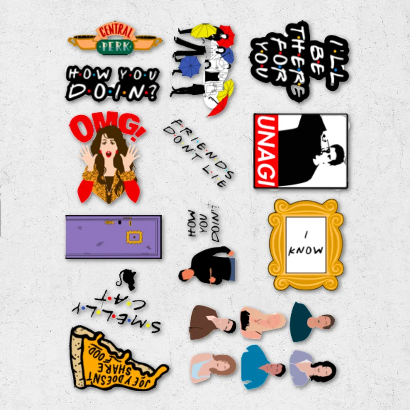 Friends pack -  glossy Vinyl Sticker