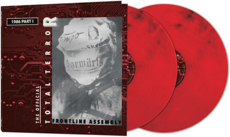 FRONT LINE ASSEMBLY 'TOTAL TERROR PART 1 1986' 2LP - RED MARBLE