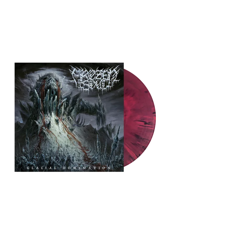 FROZEN SOUL GLACIAL DOMINATION LP LTD. 300 - MAGENTA/BLACK MARBLE