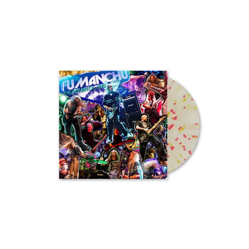 FU MANCHU THE RETURN OF...LIVE LP LTD. 250 - INSOMNIA SPLATTER