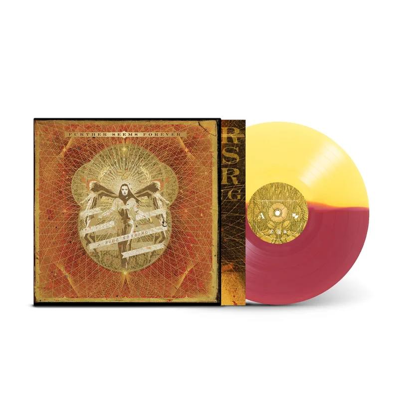 FURTHER SEEMS FOREVER HIDE NOTHING LP - LTD. 100 - YELLOW/BURGUNDY