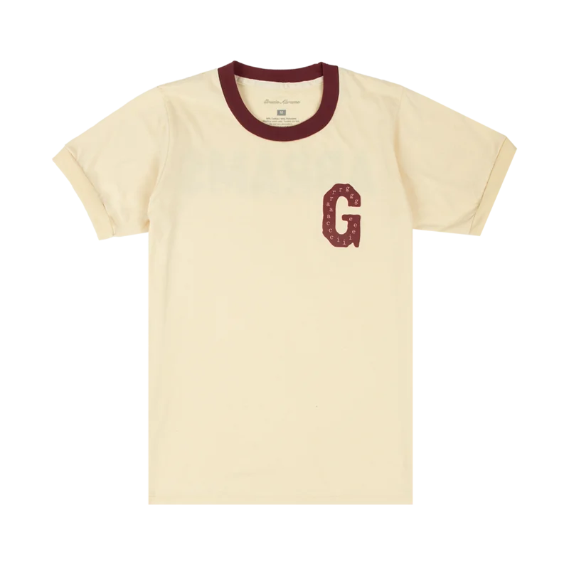 G Abrams Maroon Ringer Unisex T-Shirt